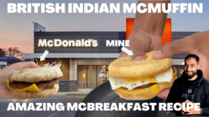 YouTube thumbnail for the British Indian McMuffin video